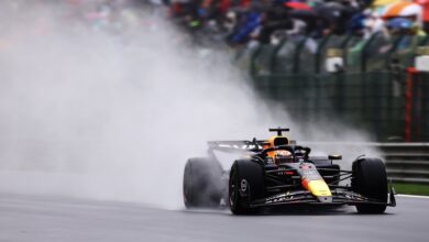 GP Belgii. Max Verstappen, Red Bull.