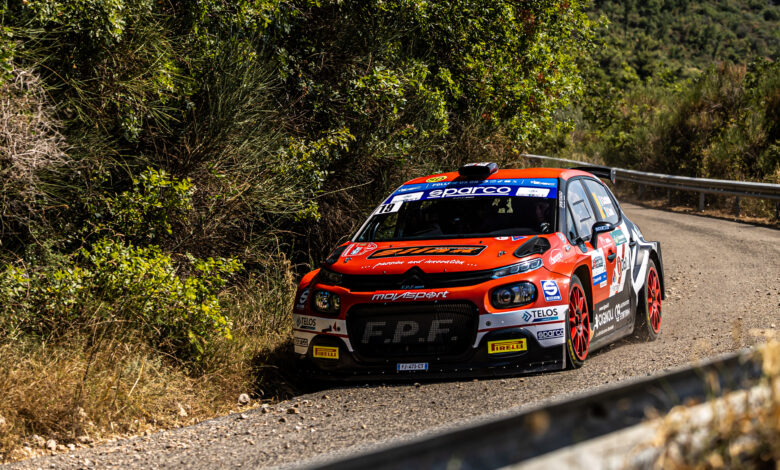Andrea CRUGNOLA during the FIA European Rally Championship in Fiuggi, Italy on 28, July 2024 /