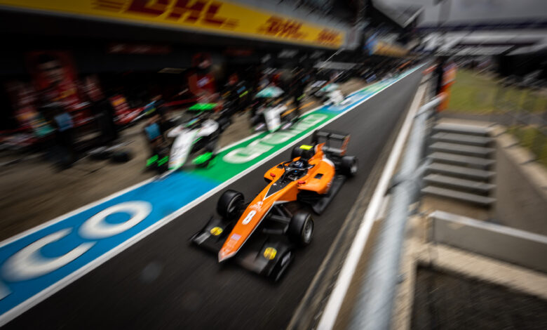 Silverstone (UK), JUL 4-7 2023 - F1 British GP 2024 at Silverstone Circuit. Kacper Sztuka #08 MP Motorsport F3.