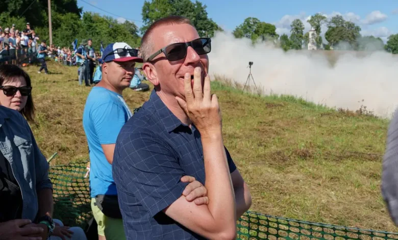 Edgars Rinkēvičs Rajd Łotwy Prezydent