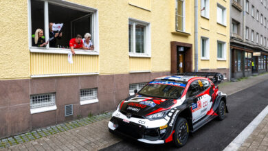 Kalle Rovanperä (FIN) Jonne Halttunen (FIN) Of team TOYOTA GAZOO RACING WRT seen during the World Rally Championship Finland in Jyvasküla, Finland on 1,August. 2024 //