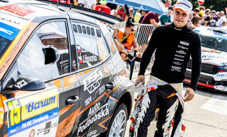 Dominik STRITESKY during the FIA European Rally Championship in Zlin, Czech Republic on 16, August 2024 //