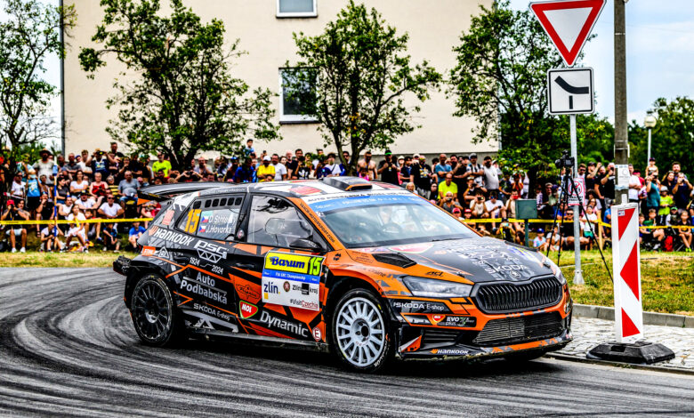Dominik STRITESKY during the FIA European Rally Championship in Zlin, Czech Republic on 18, August 2024 // Barum.
