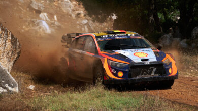 2023 FIA World Rally Championship Round 10, Acropolis Rally, 7-10 September 2023 Thierry Neuville, Martijn Wydaeghe, Hyundai i20 N Rally1 Hybrid, Action during Day 1 of WRC Acropolis Rally 2023 Photographer: Vincent Thuillier Worldwide copyright: