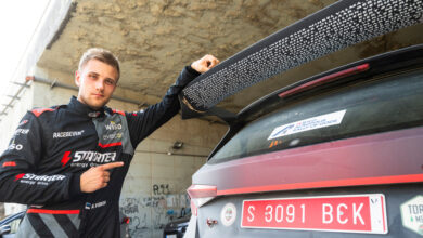 Robert Virves (EST) is seen during the World Rally Championship Greece in Lamia, Greece on September 7, 2024 //