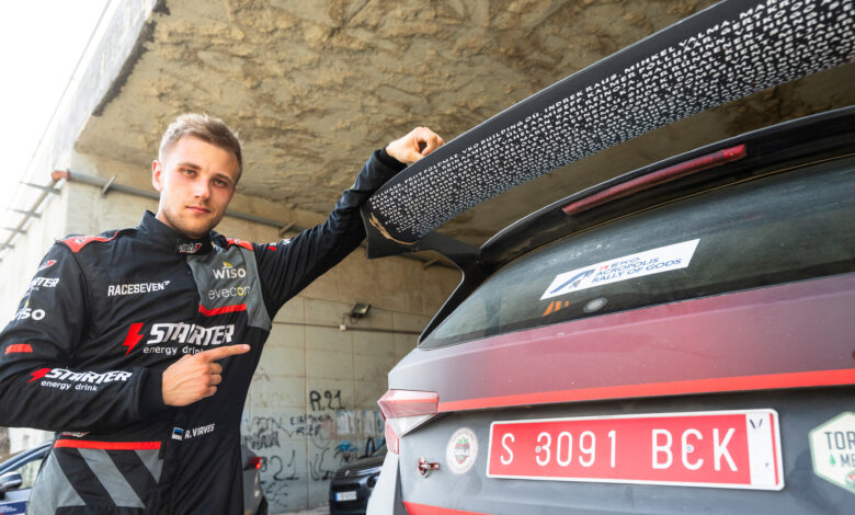 Robert Virves (EST) is seen during the World Rally Championship Greece in Lamia, Greece on September 7, 2024 //