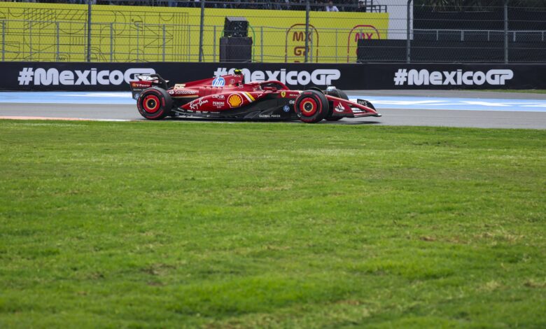 GP Meksyku, bolid Ferrari, Carlos Sainz.