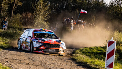 Simone TEMPESTINI during the FIA European Rally Championship in Katowice, Poland on 13, October 2024 //