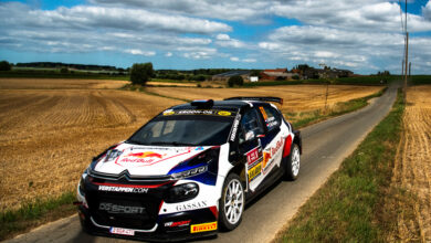 Jos Verstappen Jos (NED) performs during World Rally Championship Belgium in Ypres, Belgium on August 20, 2022 //