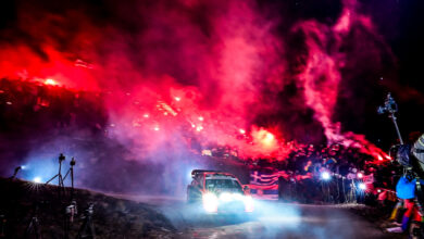 Thierry Neuville (BEL) and Martijn Wydaeghe (BEL) driving their Hyundai i20 N Rally1 during Rallye Monte-Carlo, round one of the 2025 FIA World Rally Championship on 23 January 2025. // Ogier