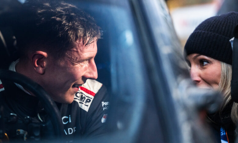 Elfyn Evans (GB) Scott Martin (GB) Of team TOYOTA GAZOO RACING WRT are seen performing during the World Rally Championship Monte-Carlo in Gap, France on 26,January. 2025 //