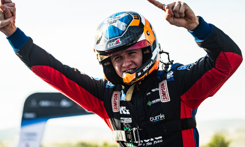 Max Mcrae seen during the FIA European Rally Championship in Veszprém, Hungary on April, 14, 2024 //