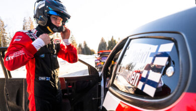 Sami Pajari (FIN) Of team TOYOTA GAZOO RACING WRT are seen during the World Rally Championship Sweden in Umea, Sweden on 15,February. 2025 //