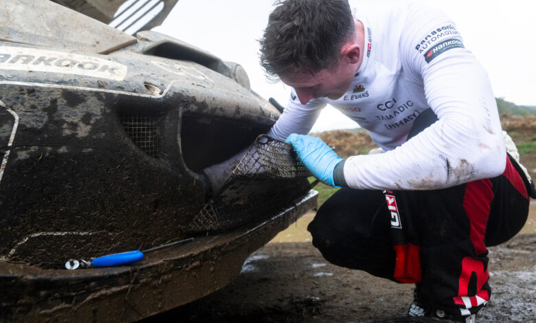 Elfyn Evans (GB) of team TOYOTA GAZOO RACING WRT are seen during the World Rally Championship Kenya in Naivasha, Kenya on March 22, 2025. //