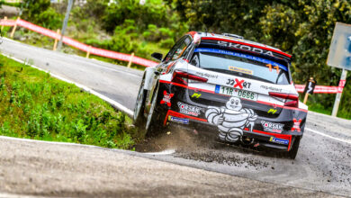 Nikolay GRYAZIN during the FIA European Rally Championship in Cordoba, Spain on April 04,2025 //