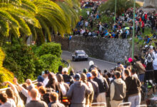 Elfyn Evans (GB) Scott Martin (GB) Of team TOYOTA GAZOO RACING WRT are seen performing during the World Rally Championship Spain in Gran Canaria, Spain on 24,April. 2025 //