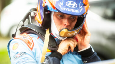 Ott Tänak (EST) Of team HYUNDAI SHELL MOBIS WORLD RALLY TEAM seen during the World Rally Championship Portugal in Porto, Portugal on 16,May. 2025 //