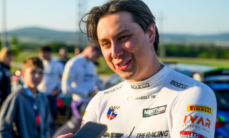 Andrea MABELLINI during the FIA European Rally Championship in Veszprem, Hungary on 11, May 2025 //
