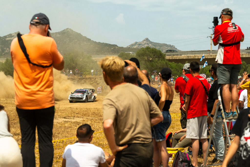 Kalle Rovanperä (FIN) Jonne Halttunen (FIN) Of team TOYOTA GAZOO RACING WRT are seen performing during the World Rally Championship Italy in Olbia, Italy on 5,June. 2025 //
