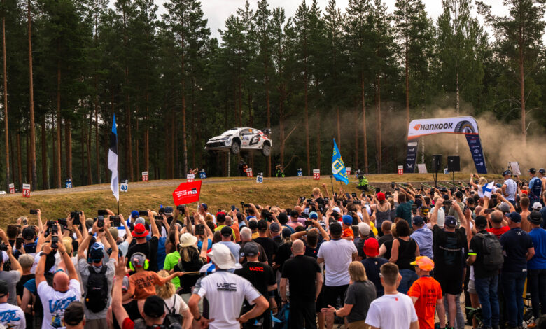 Kalle Rovanperä (FIN) Jonne Halttunen (FIN) Of Toyota Gazoo Racing Wrt are seen performing during the World Rally Championship Finland in Jyvasküla, Finland on 1,August, 2025 /
