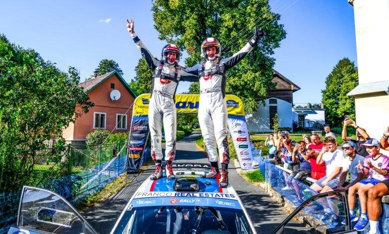 Atmosphere during the FIA European Rally Championship in Zlin,Czech Republic on 17, August 2025 //