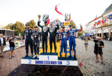 Participants are seen during the FIA European Rally Championship in Zlin, Czech Republic on 17, August 2025. //