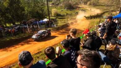 Takamoto Katsuta (JPN) Aaron Johnston (IRL) Of Toyota Gazoo Racing Wrt are seen performing during the World Rally Championship Paraguay in Encarnacion, Paraguay on 28,August, 2025 //
