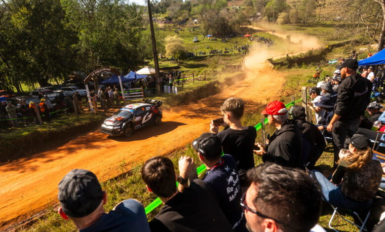 Takamoto Katsuta (JPN) Aaron Johnston (IRL) Of Toyota Gazoo Racing Wrt are seen performing during the World Rally Championship Paraguay in Encarnacion, Paraguay on 28,August, 2025 //
