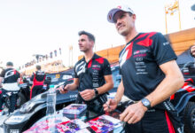 Sébastien Ogier (FRA) Vincent Landais (FRA) Of Toyota Gazoo Racing Wrt are seen during the World Rally Championship Paraguay in Encarnacion, Paraguay on 28,August, 2025 //