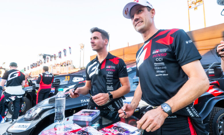 Sébastien Ogier (FRA) Vincent Landais (FRA) Of Toyota Gazoo Racing Wrt are seen during the World Rally Championship Paraguay in Encarnacion, Paraguay on 28,August, 2025 //