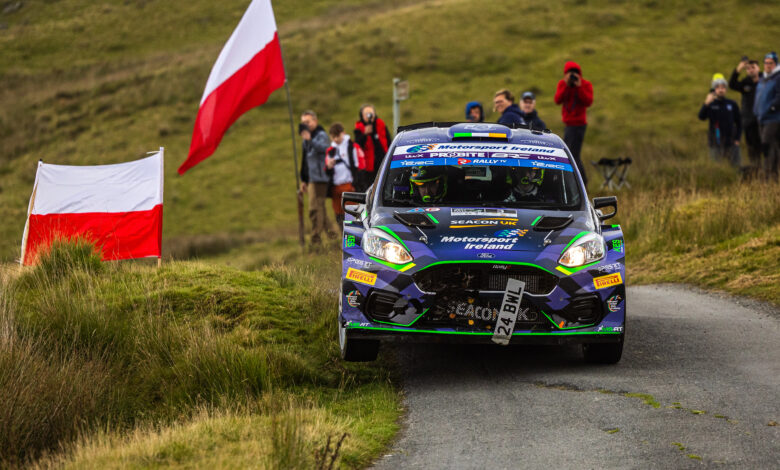 Jon ARMSTRONG during the FIA European Rally Championship in Aberytswyth,United Kingdom on 06, September 2025 //