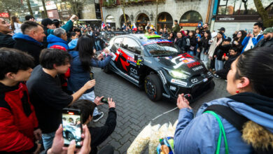 Elfyn Evans (GBR) Scott Martin (GBR) Of Toyota Gazoo Racing Wrt are seen during the World Rally Championship Chile in Conception, Chile on 12,September, 2025 //