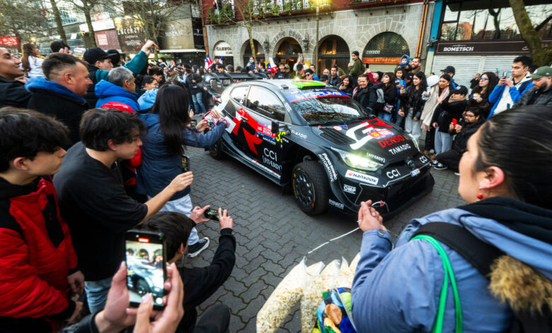 Elfyn Evans (GBR) Scott Martin (GBR) Of Toyota Gazoo Racing Wrt are seen during the World Rally Championship Chile in Conception, Chile on 12,September, 2025 //