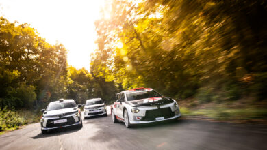 Family picture Lancia Ypsilon Rally HF, at Versailles, France, on September 8th 2025 - Photo: