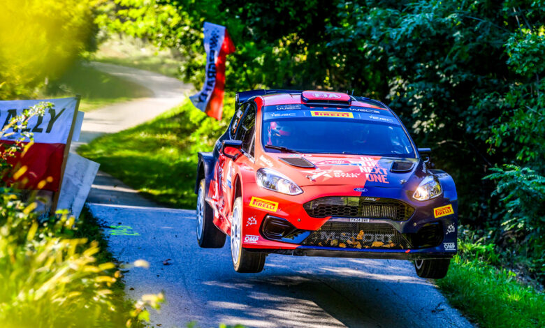 Romet JURGENSON seen during the FIA European Rally Championship in Zagreb, Croatia on October 4, 2025. //