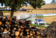 Sami Pajari (FIN) Marko Salminen (FIN) Of Toyota Gazoo Racing Wrt2 are seen performing during the World Rally Championship CER in Passau, Germany on 16,October, 2025 //