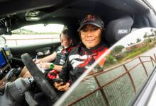 Takamoto Katsuta (JPN) Aaron Johnston (IRL) Of Toyota Gazoo Racing Wrt are seen crossing the river during the recce for the World Rally Championship Chile in Concepcion, Chile on 9,September, 2025 //