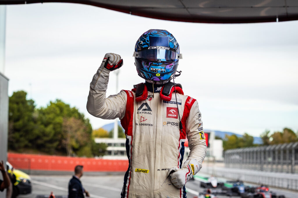 Barcelona (ESP), November 14-16, 2025 - F4 Spain and Eurocup3 race weekend at Circuit de Barcelona, Catalunya, Spain. Kacper SZTUKA #37 Campos Racing.