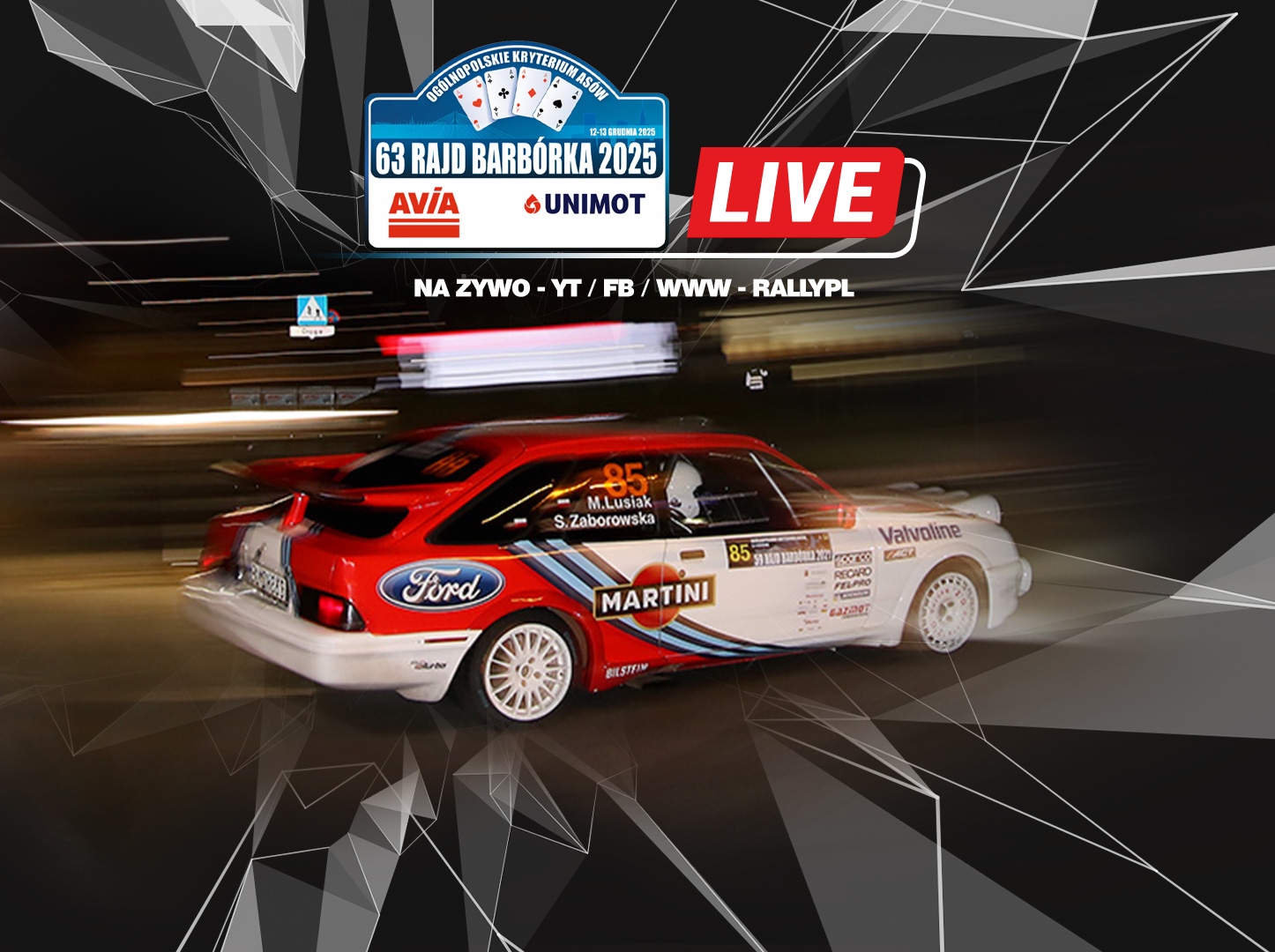 LIVE Rajd Barbórka 2025