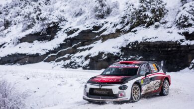 22 GRYAZIN Nikolay (bul), ALEKSANDROV Konstantin (kgz), Lancia Corse HF, Lancia Ypsilon HF, RC2 Rally2, action during the 2026 Rallye Automobile Monte Carlo, 1st round of the 2026 WRC World Rally Car Championship, from January 22 to 25, 2026 at Gap, France - Photo