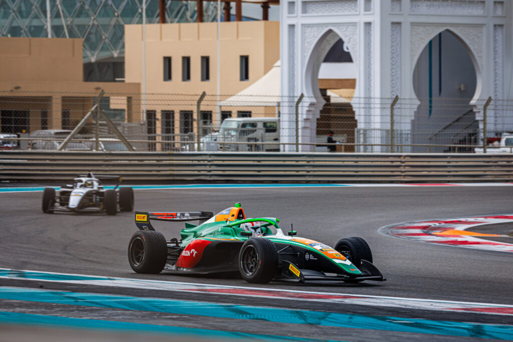 ABU DHABI (UAE) JAN 23-25 2026 - Round two of the FRME Trophy / UAE4 Series, at Yas Marina Circuit. Jan PRZYROWSKI #08 RPM.
