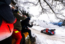 Thierry Neuville (BEL) Martijn Wydaeghe (BEL) Of team HYUNDAI SHELL MOBIS WORLD RALLY TEAM are seen performing during the World Rally Championship Monte-Carlo in Gap, France on 25,January. 2025 /