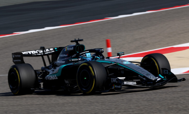 Formel 1 - Mercedes-AMG PETRONAS F1 Team, Bahrain Test 2026. George Russell Formula One - Mercedes-AMG PETRONAS F1 Team, Bahrain Testing 2026. George Russell