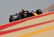 BAHRAIN, BAHRAIN - FEBRUARY 11: Max Verstappen of the Netherlands driving the (3) Oracle Red Bull Racing RB22 on track during day one of F1 Testing at Bahrain International Circuit on February 11, 2026 in Bahrain, Bahrain. (