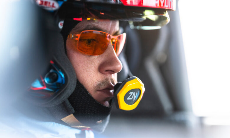 Thierry Neuville (BEL) Of team HYUNDAI SHELL MOBIS WORLD RALLY TEAM are seen racing during the World Rally Championship Sweden in Umea, Sweden on 14 February, 2026 //