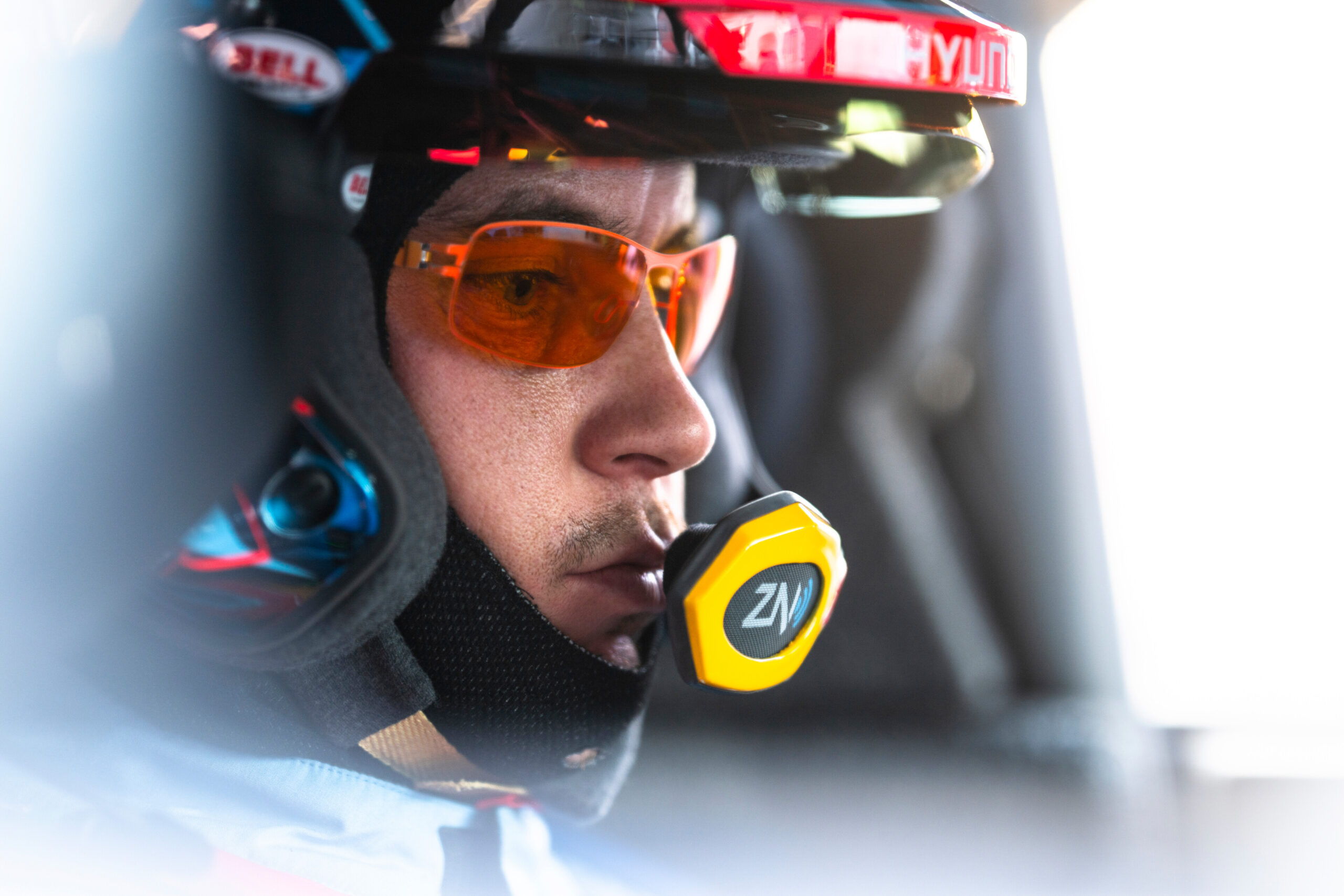 Thierry Neuville (BEL) Of team HYUNDAI SHELL MOBIS WORLD RALLY TEAM are seen racing during the World Rally Championship Sweden in Umea, Sweden on 14 February, 2026 //