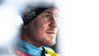 Esapekka Lappi (FIN) Of team HYUNDAI SHELL MOBIS WORLD RALLY TEAM seen during the World Rally Championship Sweden in Umea, Sweden on 14 February, 2026 //
