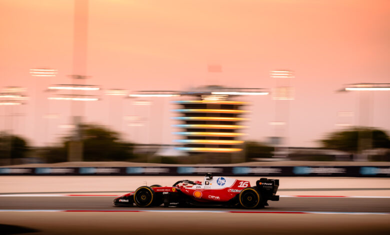 16 LECLERC Charles (mco), Scuderia Ferrari SF-26, action during the Formula 1 Aramco pre-season testing 2026 of the 2026 FIA Formula One World Championship from February 11 to 13, 2026 on the Bahrain International Circuit, in Sakhir, Bahrain - Photo
