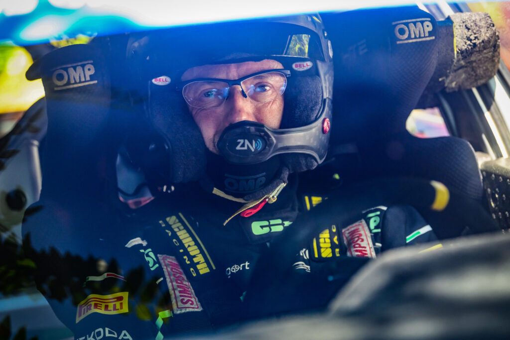 Giandomenico BASSO seen during the FIA European Rally Championship Stop 05 in Fiuggi, Italy on July 5, 2025. //