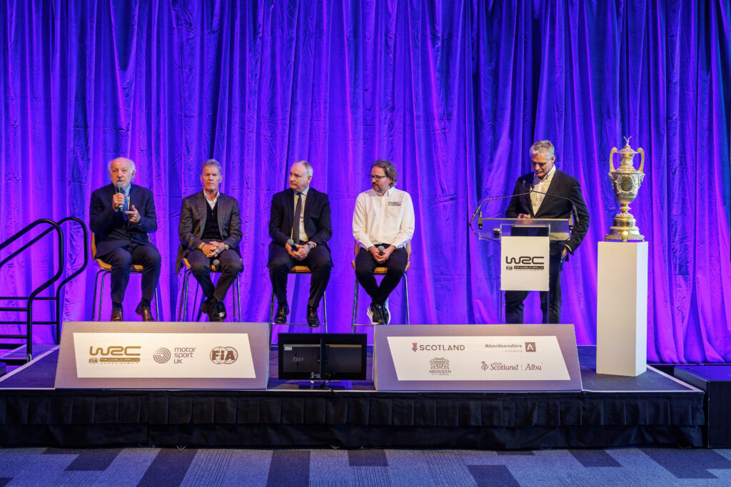 WRC Rally Scotland launch event at P&J Live in Aberdeen, Scotland on 16.03.2026. //